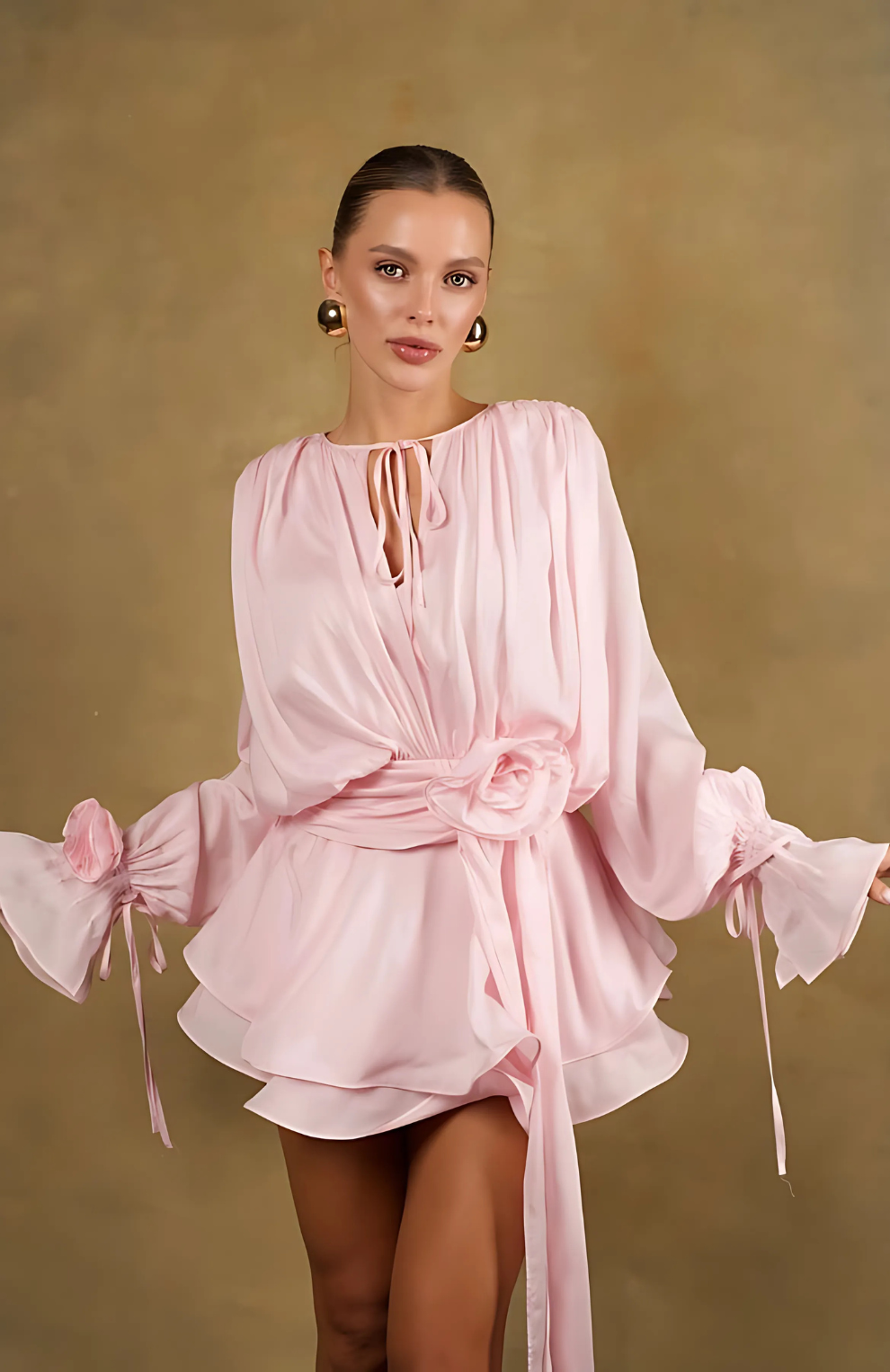 Robe Ruffle Lilas -  Auréola